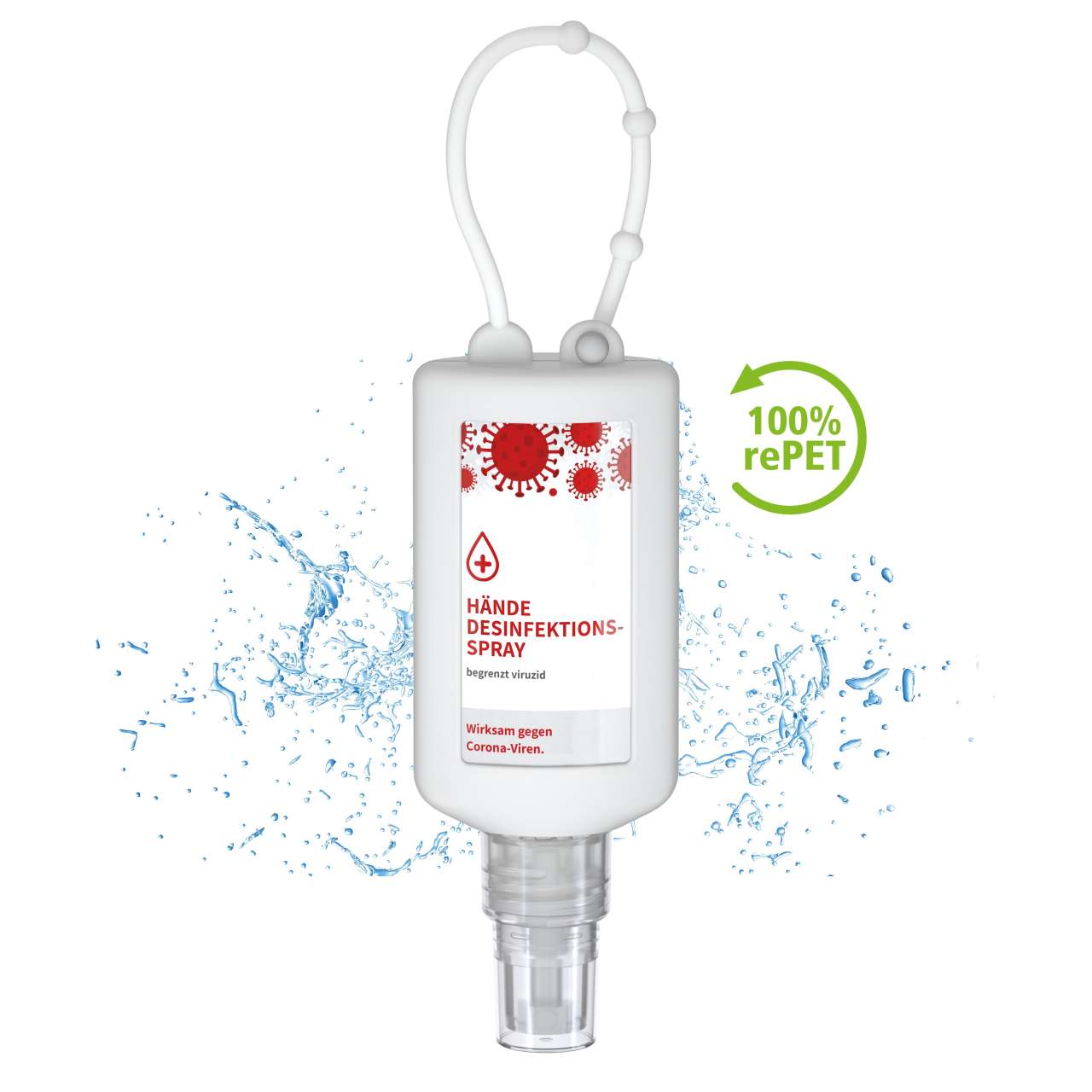 50 ml Bumper - Hände-Desinfektionsspray (DIN EN 1500) - Body Label
