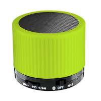 Lautsprecher schwarz, Gitter schwarz, Hülle hellgrün