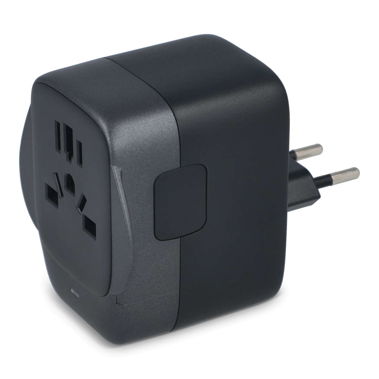 PowerPro Reiseadapter aus recyceltem Kunststoff