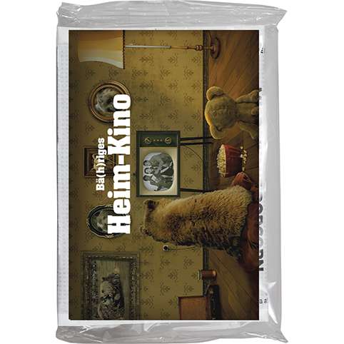 Mikrowellen Popcorn süß, ca. 100g, transparente Folie