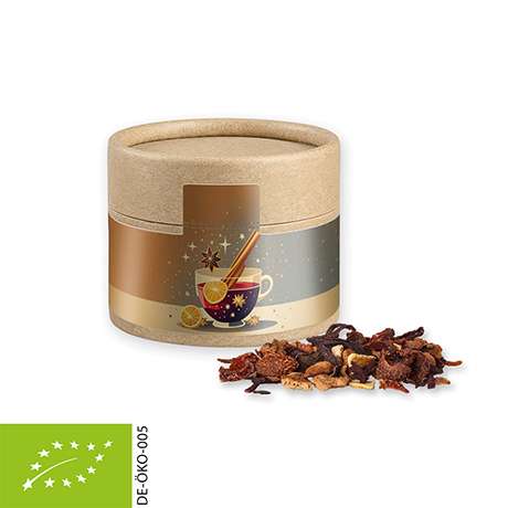 Bio Glühweingewürz fein, ca. 25g, Kraftpapierdose Mini