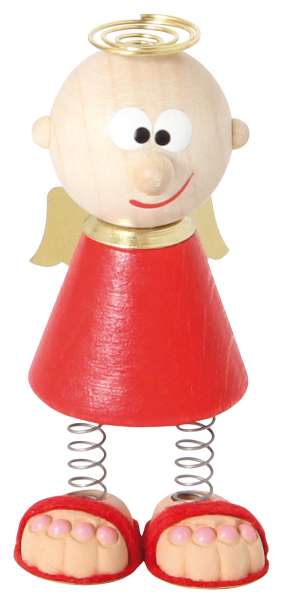 Charly mit Federbeinen, sort. (Autofahrerschutzengel)