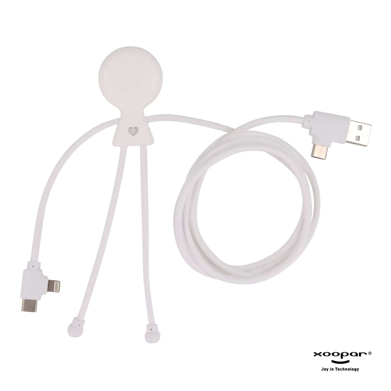 Xoopar Mr. Bio Long Power Delivery Cable with data transfer