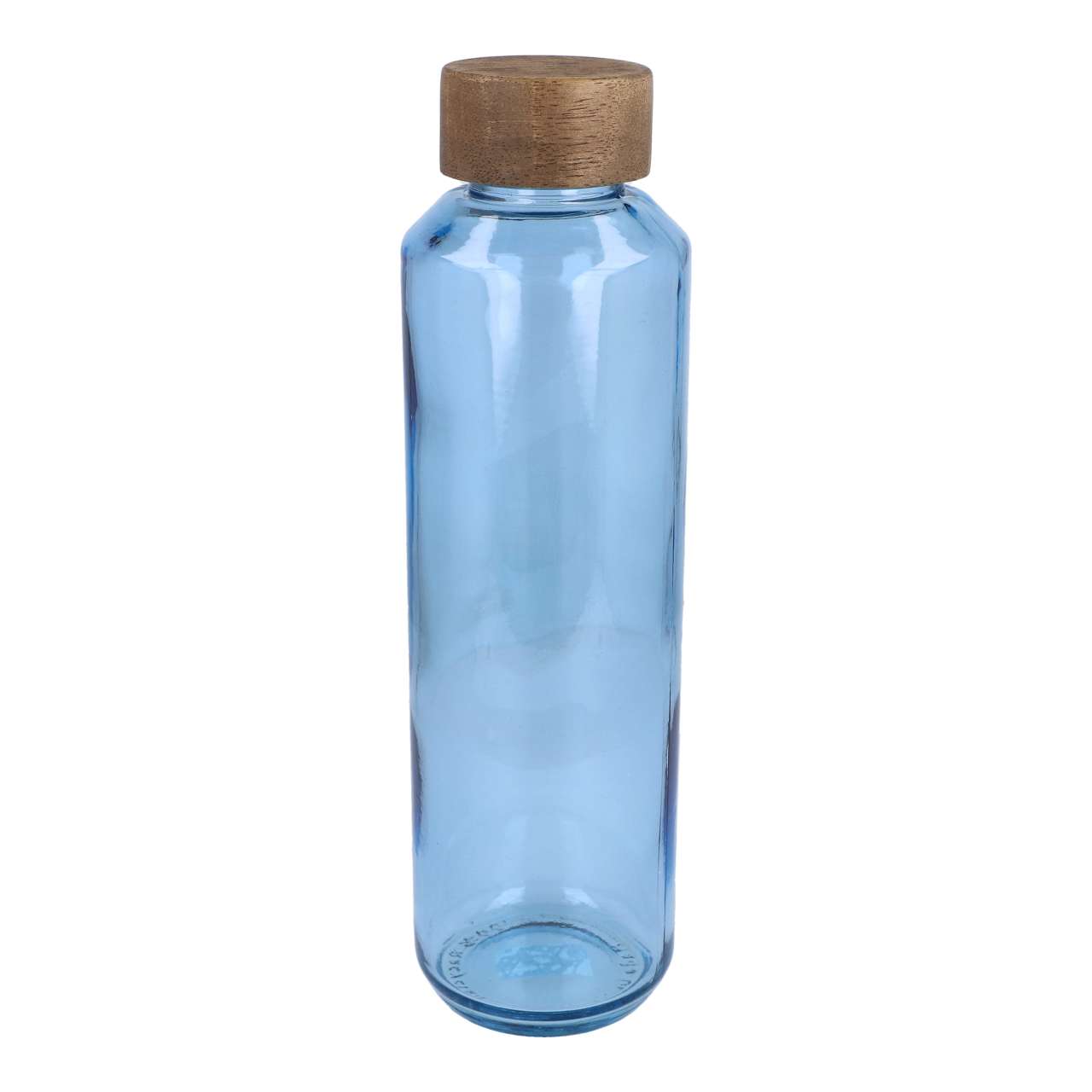 InSideOut Recycelte Glaswasserflasche ReuuZ mit Holzverschluss 650 ml