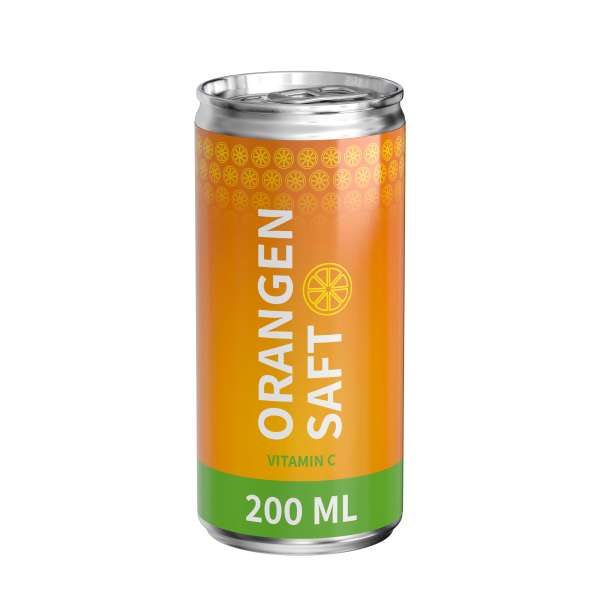 200 ml Bio Orangensaft (Dose)