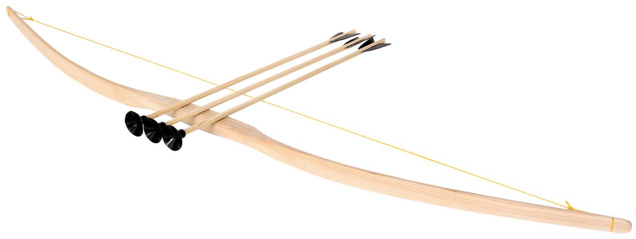 Jugendbogen 120cm mit 3 Pfeilen