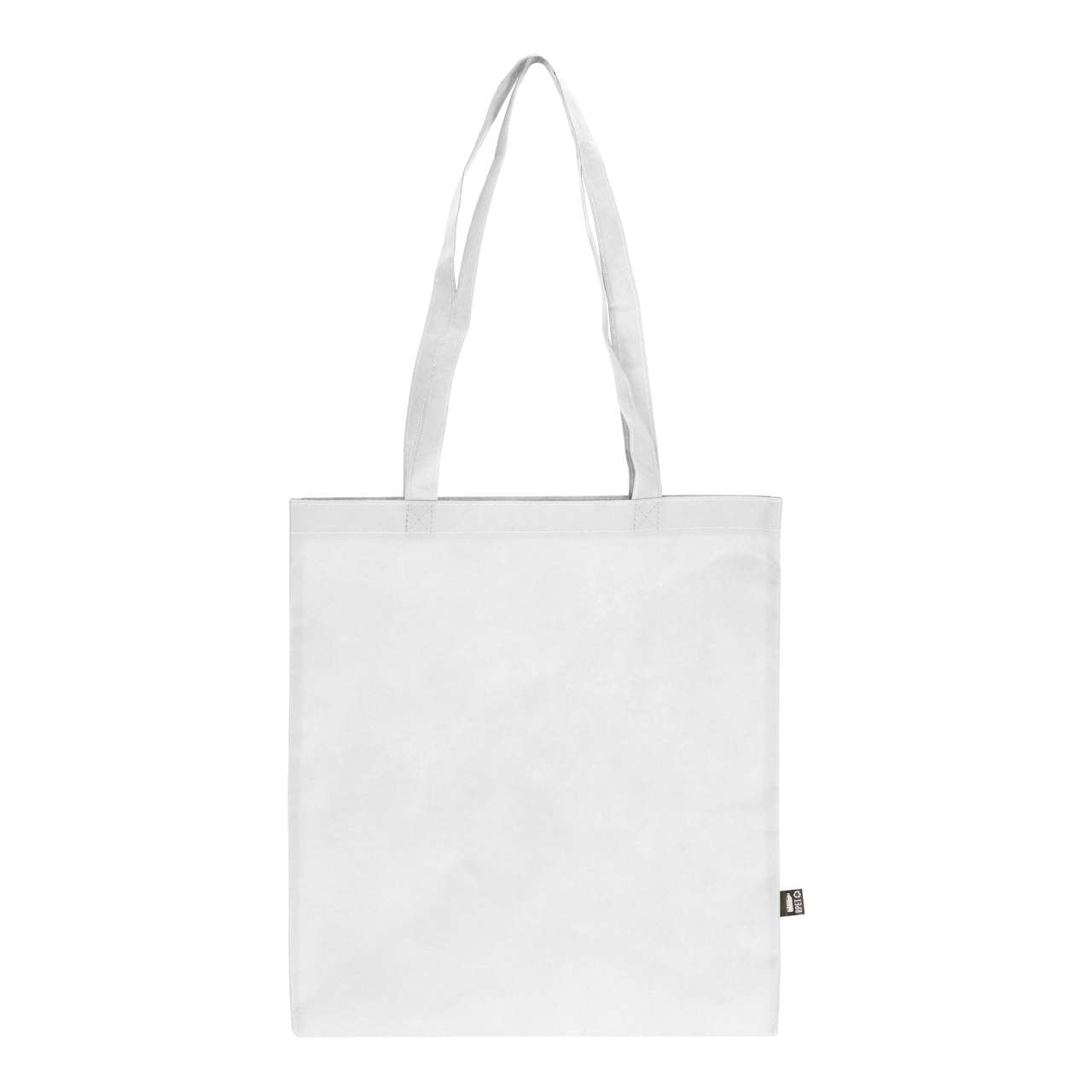 R-PET Tragetasche aus Non Woven mit langen Griffen 38 x 42cm 75g / m²