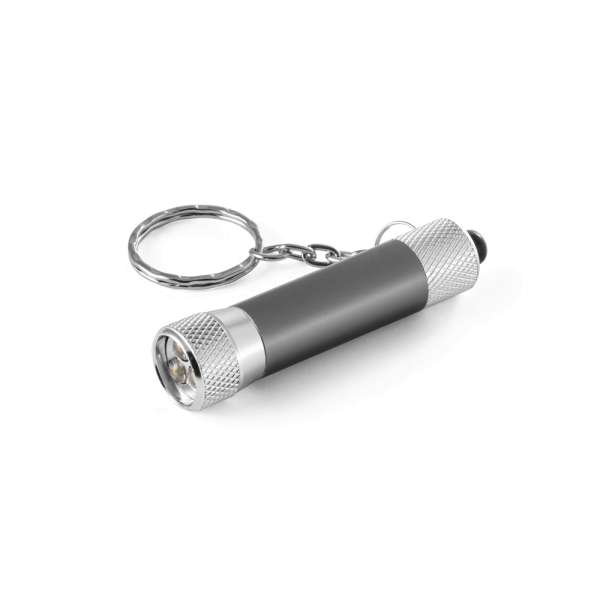 LERGAN Schlüsselanhänger aus Aluminium mit LED