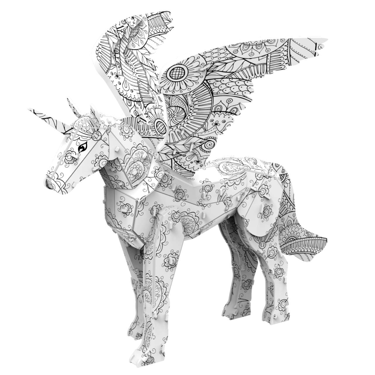 3D Puzzle Buch Einhörner***