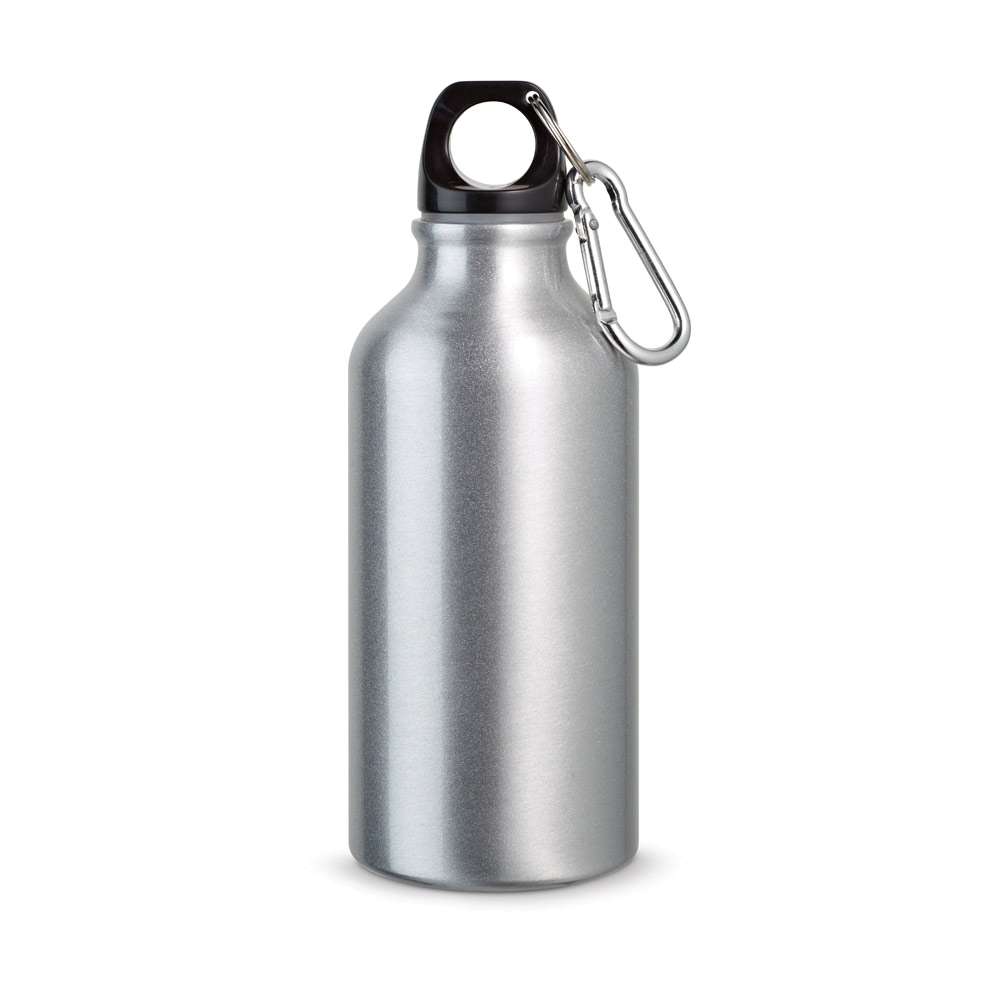 LANDSCAPE S Aluminium-Sportflasche mit Karabiner 400 ml