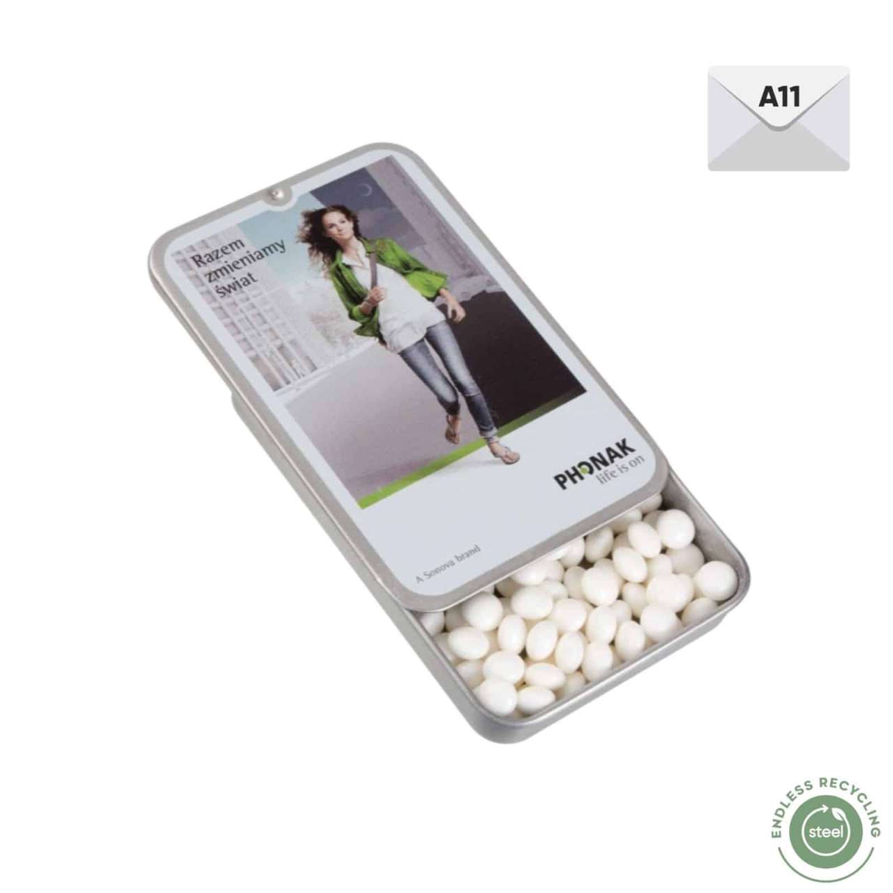 WERBEBONBONS SLIDE BOX DOSE