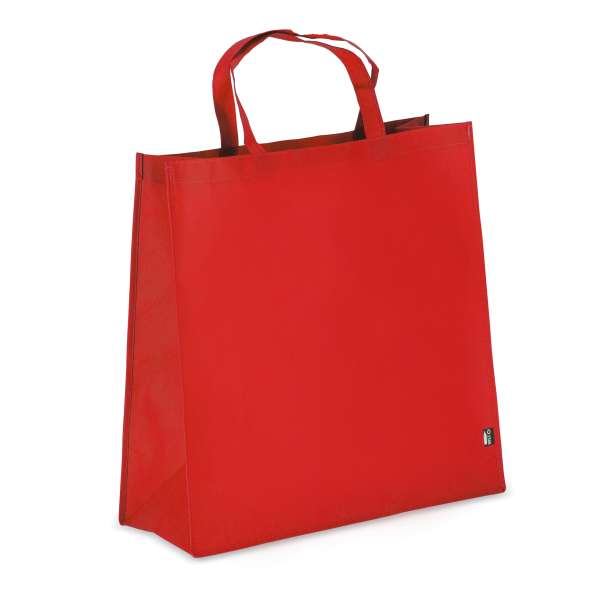 R-PET Tragetasche aus Non Woven 45 x 18 x 45cm 75g / m²