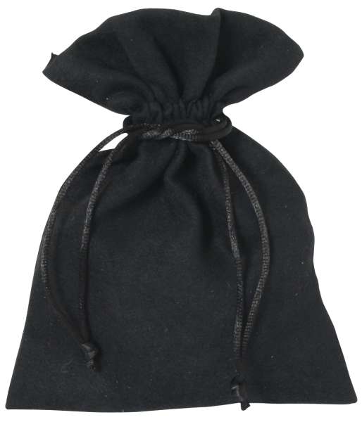 Samtsäckchen groß schwarz