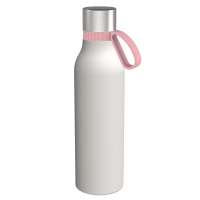 Flasche weiß, Ring hellmagenta