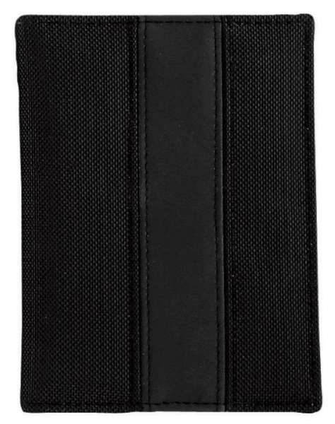 CreativDesign® Ausweistasche "ColourLane" schwarz / schwarz