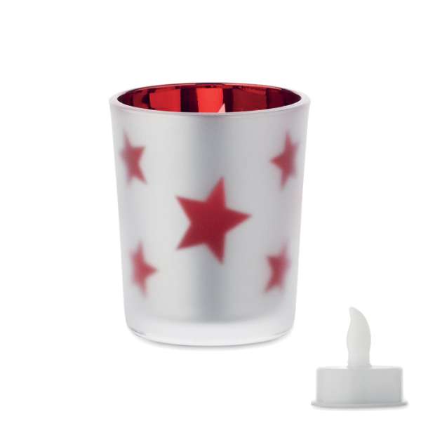 LED-Teelicht im Glashalter LANDLE