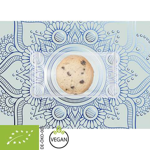 Bio Cookie Schoko-Orange, ca. 7g, Werbekarte