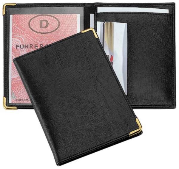 CreativDesign® Ausweistasche "Budget" schwarz