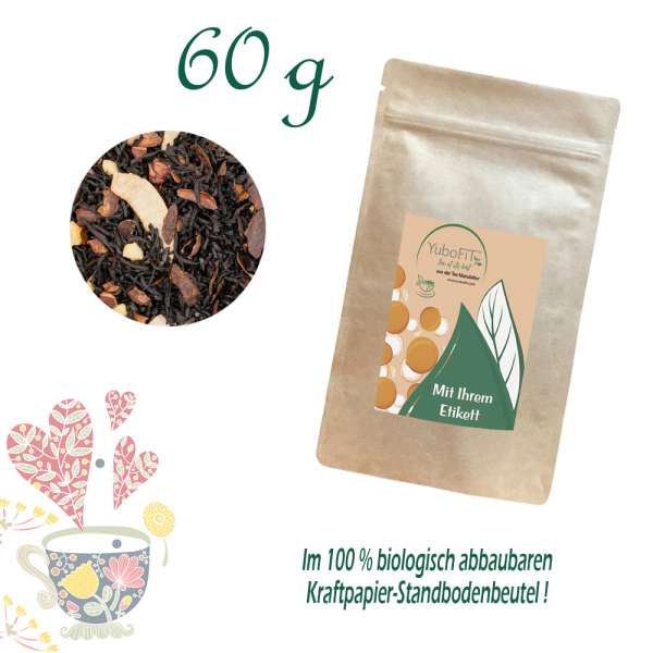 YuboFiT® Bio Almond Cocoa Split Tee