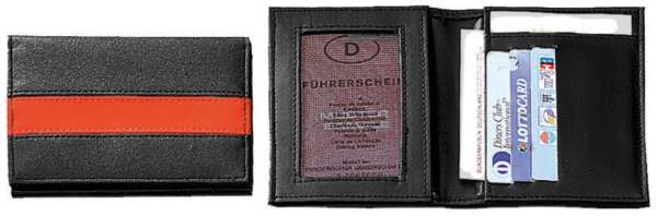 CreativDesign® Ausweistasche "ColourLogo" schwarz /