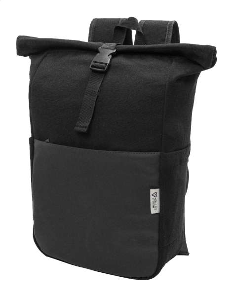 Rucksack aus recyceltem Canvas Blakkan Back