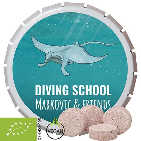 Bio Acerola-Kirsch Drops, ca. 20g, Klick-Klack Dose weiß