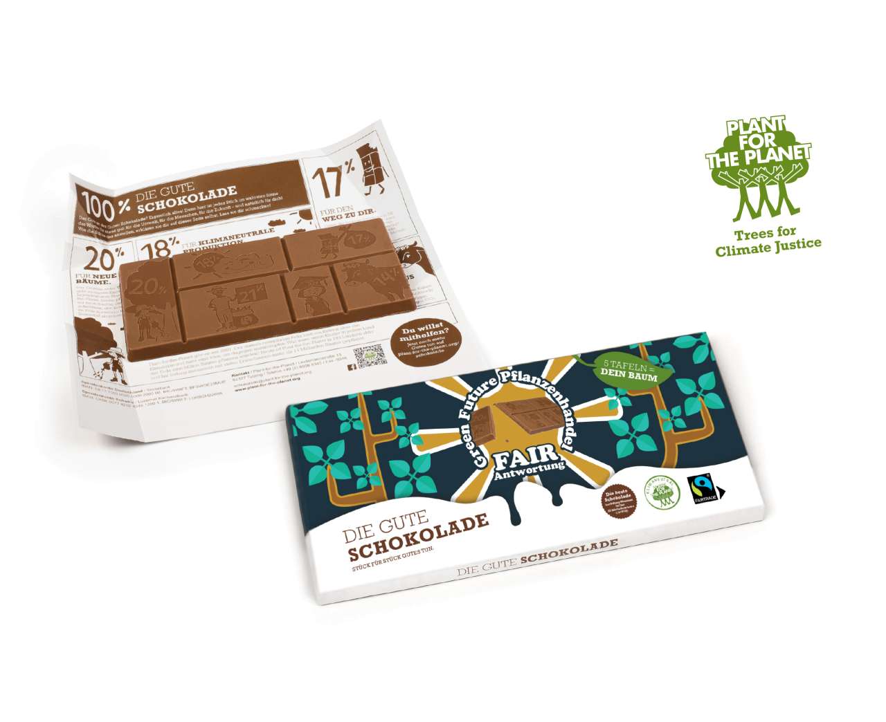 Die Gute Schokolade im individuellen Werbewickler