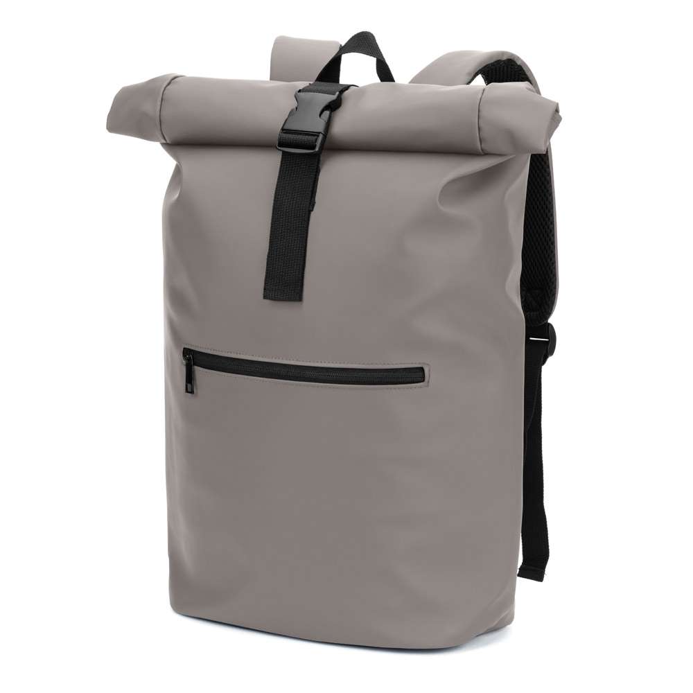 PORTLAND Roll-Top-Rucksack aus PU mit Laptopfach, 16