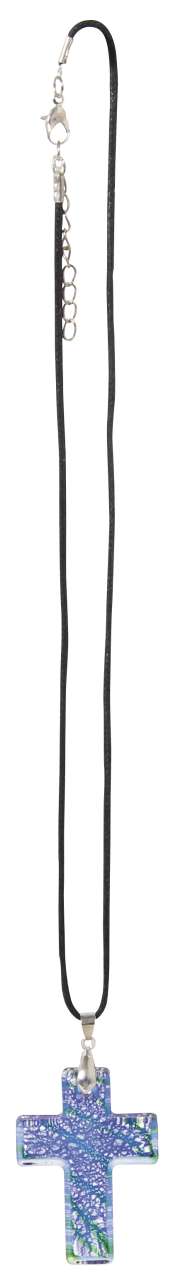 Kette Glaskreuz, sortiert