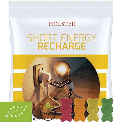 Bio Gummibärchen ohne Gelatine, ca. 10g, Mini-Tüte