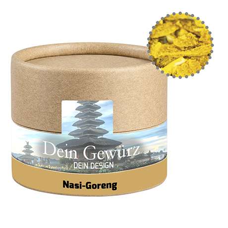 Gewürzmischung Nasi-Goreng, ca. 28g, Kraftpapierdose Mini