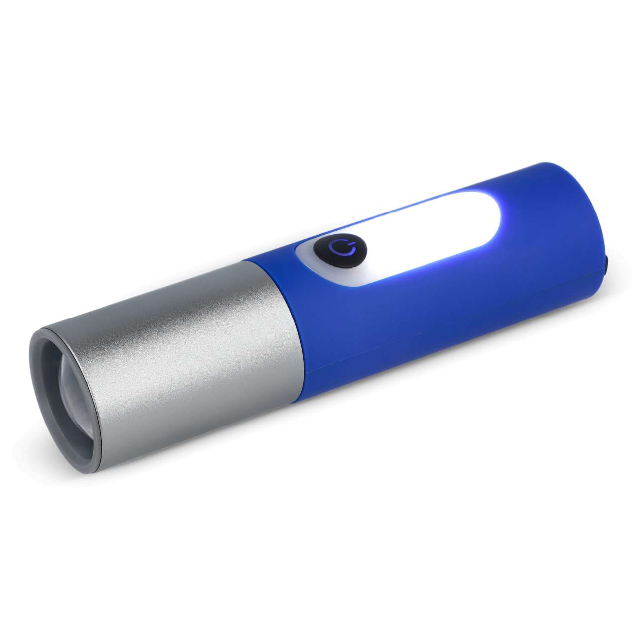 Wiederaufladbare 10-W-LED-Taschenlampe mit Zoomfunktion, 300 lm