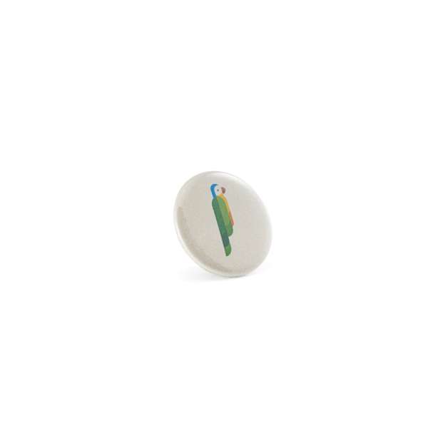 Button P'IN 1 Button P'IN 1 Runder Pin mit Broschennadel