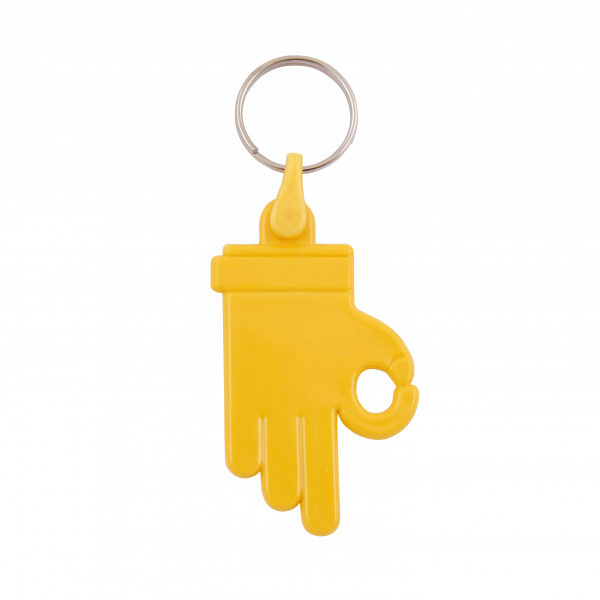 Kunststoff Schlüsselanhänger OK Hand
