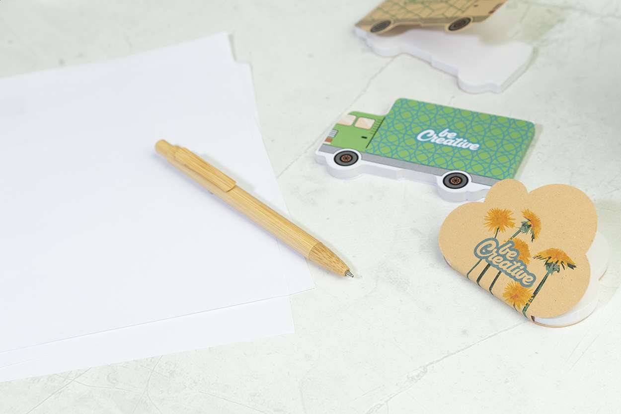 Individueller Haftnotizblock CreaStick Cloud Eco