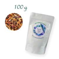 Aluverbundfolien-Standbodenbeutel, Aromabeutel, weiß, ohne Fenster, Inhalt 100 g