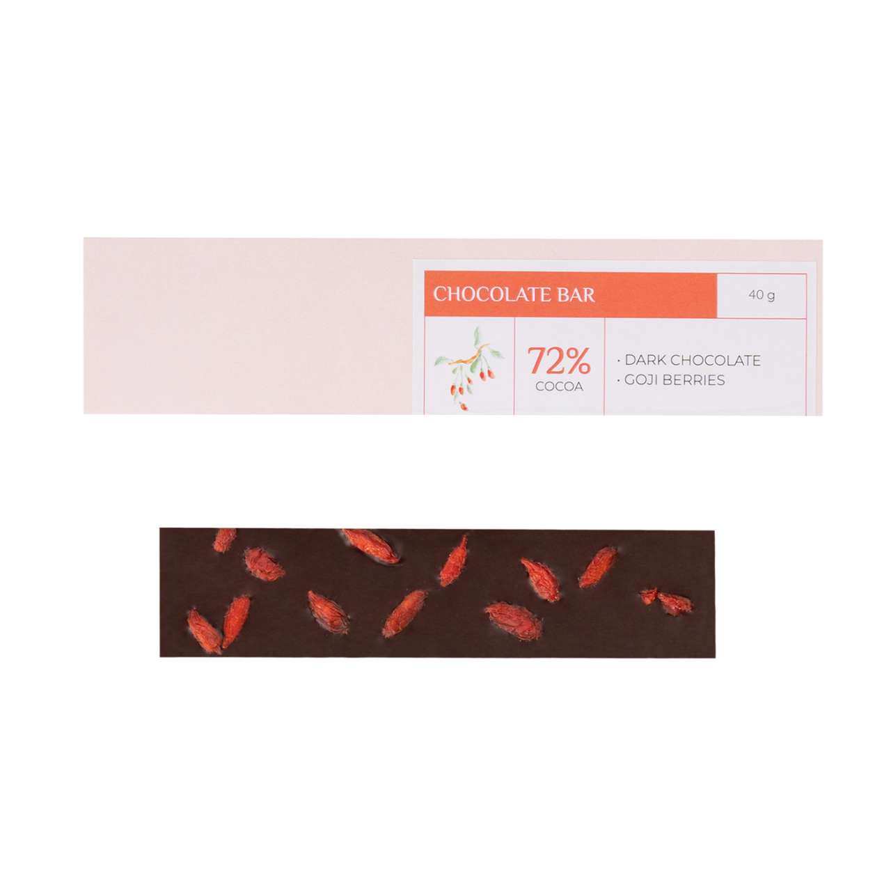 BEAUTY DUNKLER SCHOKOLADE RIEGEL 40 G