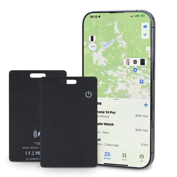 Xoopar ICE-Card Ultradünne Tracker-Karte wiederaufladbar