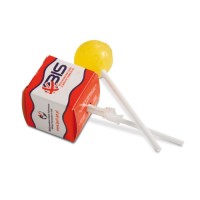 Kugel-Lolly Lutscher in der Werbebox