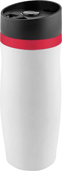 Metmaxx® Thermobecher "CremaExtensa" weiß/Ring
