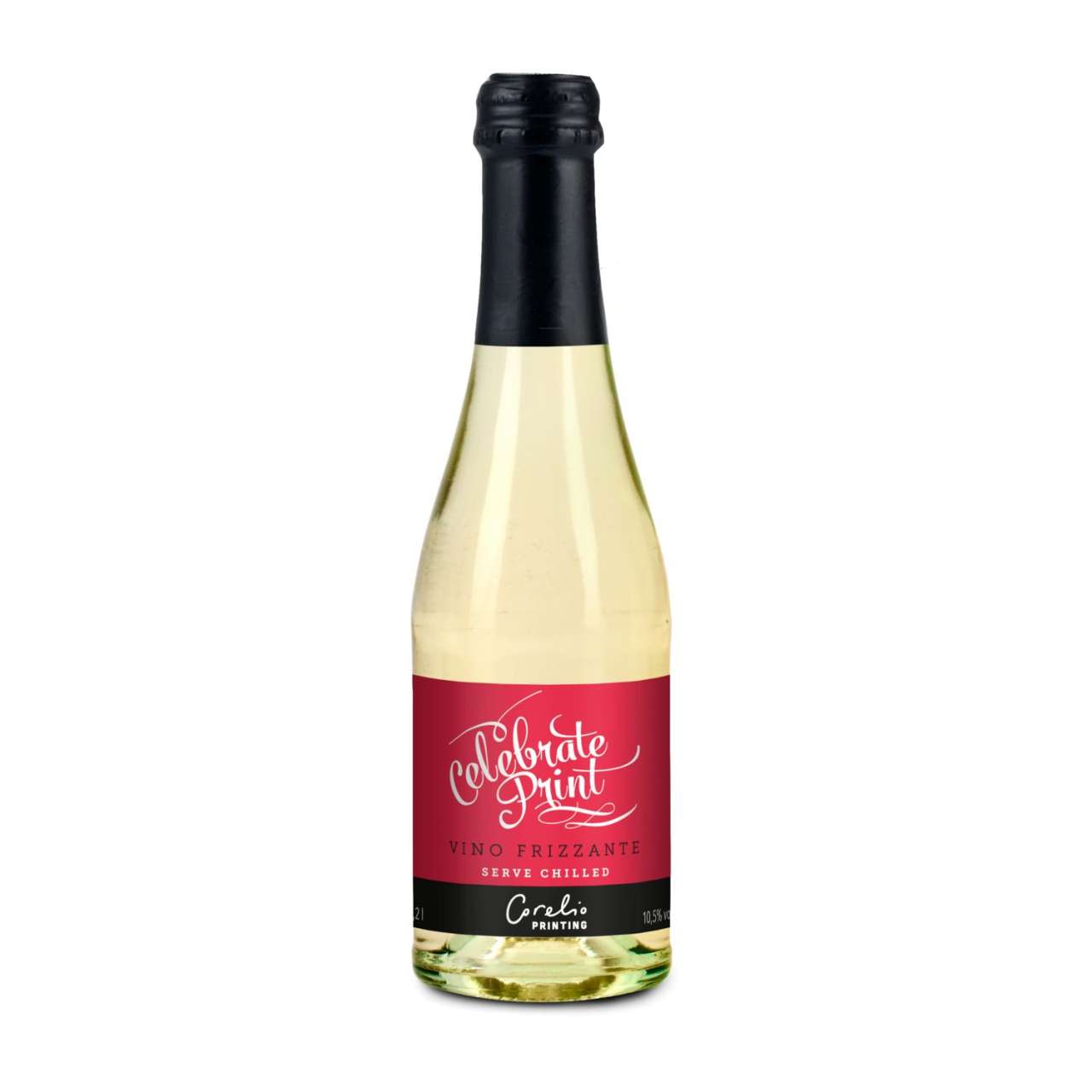 Promo Secco Piccolo - Flasche klar - Kapselfarbe, 0,2 l