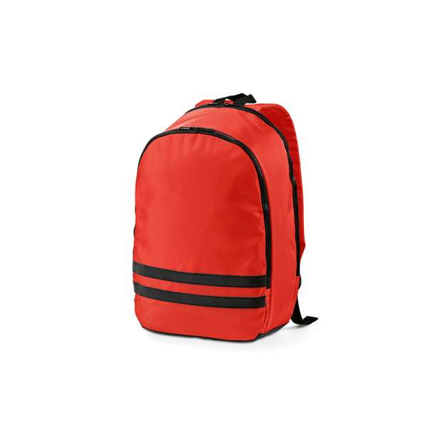Sydney 18L Rucksack aus rPET. Reflektierende Streifen. Laptops bis 17"