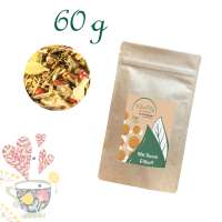 Standbodenbeutel Medium, Kraftpapier, aluminium, Inhalt 60 g