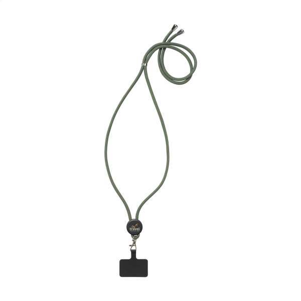 Lace Lanyard GRS RPET 0,5 cm Handy-Schlüsselband
