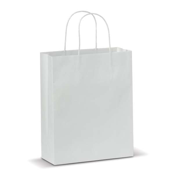 Mittlere Papiertasche im Eco Look 120g / m²