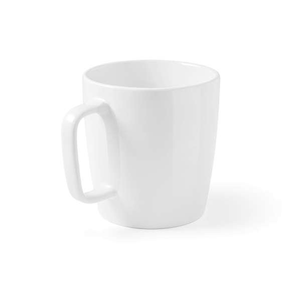 DHONI WHITE Keramik-Becher 450 mL