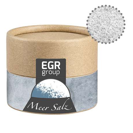 Meersalz, ca. 75g, Kraftpapierdose Mini
