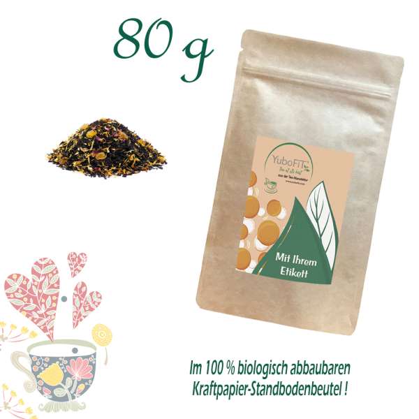 YuboFiT® Schwarzer Tee Panettone PERFECT MATCH