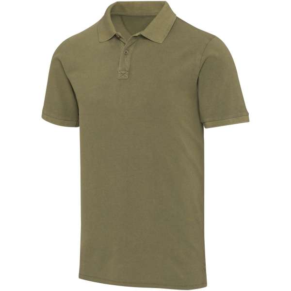 Calgary Poloshirt für Herren im Washed Look, 200 g / m2