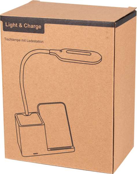 Schreibtisch-Lampe mit Ladestation LIGHT & CHARGE